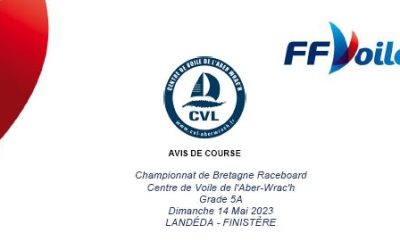 Championnat Bretagne Raceboard – Dimanche 14 Mai 2023